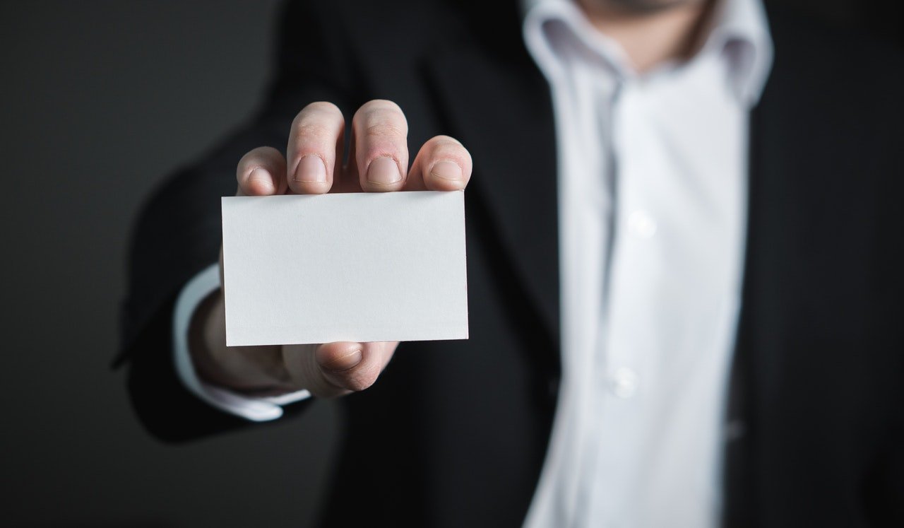 use your business cards