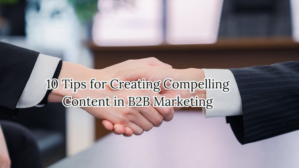 10 Tips for Creating Compelling Content in B2B Marketing