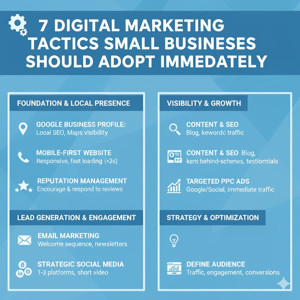 Small Business Success with 7 Must-Have Digital Marketing Tactics